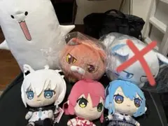 hololive 寝そべりぬいぐるみ 6体セット 0期 ゲマズ 4期 holoX - メルカリ
