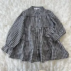 ギンガムチェックブラウストップス
