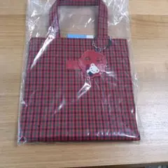 ひなた（横取り防止）新品未使用　familiar 赤トートバッグ　小 ひなた様専用（横取り防止）新品未使用 familiar 赤トートバッグ 小