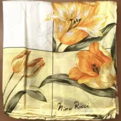 【新品未使用】ニナリッチ　シルク混大判ハンカチーフ