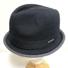 【新品】オーバーライド フェドラハット 58cm ニット素材中折れ帽