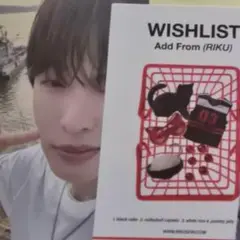 NCTWISH ショーケース 当選者限定トレカ ウィッシュリストステッカー リク