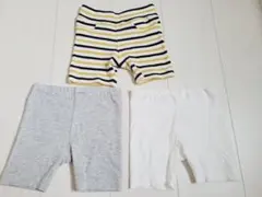 ユニクロ・futafutaハーフパンツ　80cm　3点