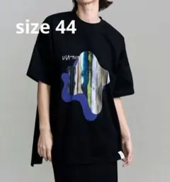 日本製 UN3D. アンスリード ランダムピクセルTシャツ トップス 38白