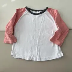 ラグラン袖　長袖Tシャツ　90