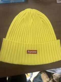 Supreme Overdyed Beanie 美品 イエロー ニット帽