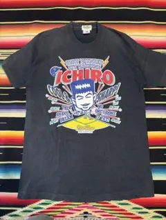 希少 90'年代 とんがりコーン イチロー ブルー Tシャツ Lサイズ