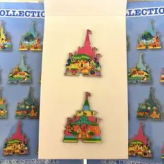 ディズニー シンデレラ城 ピンバッジ ピンバッチ 東京ディズニーリゾート 2個