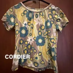 CORDIER 花柄 半袖Tシャツ カットソーのサムネイル