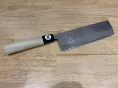 青紙２号 黒打 小三徳包丁（アジ切） 120㎜ G1451 焼柄 日本製 月光作 青紙2号 黒打 小三徳包丁（アジ切） 120㎜ G1451 焼柄 日本製 月光作