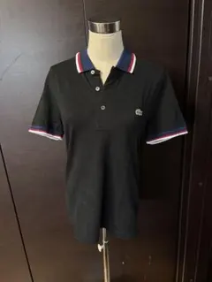 LACOSTE ブラック ポロシャツ US S