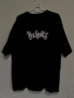 【新中古】FUBU 桜刺繍Tシャツ ブラック Lサイズ