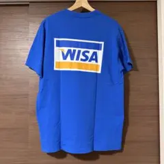 WHIMSY WISA Tシャツ L ブルー 両面プリント ロゴT VISAのサムネイル