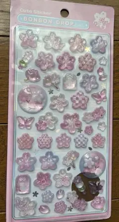 タイムセール！【正規品】ボンボンドロップシール　オリジナル 和柄 桜 さくら