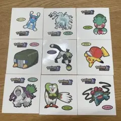 【まとめ売り】ポケモンパン シール 9枚セット（被りなし）10