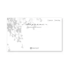 業者製＊文字入れ・フォント変更可☆アクセサリー台紙No.155