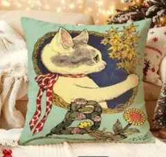 ボリスくんデザインのクッションカバー・両面プリント・BO・ヒグチユウコ