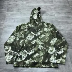 美品 NIKE ナイキ Therma-FIT 総柄 テックパーカー フーディー