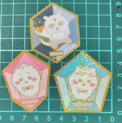 ①　ちいかわ　ダイカットシール　ハチワレ　あのこ　キラキラシール