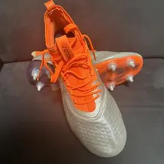 プーマ　プーマワン1 レザーMX SG シーバー×オレンジ