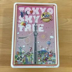 東京スカイツリー　お菓子缶　空き缶
