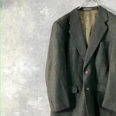 Stanley Blacker　テーラードジャケット　カーキ　チェック　カシミヤのサムネイル