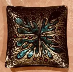 ベネチアングラスの小物入れ