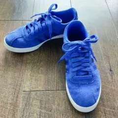 ⭕️再値下げ✨adidasアディダス✨スニーカー ブルー/スエード【22.5 】のサムネイル