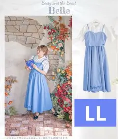 ベル　ビスチェ付きワンピース　しまむら　町ベル　LL ディズニー　kaho 新品のサムネイル