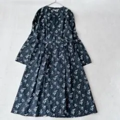 本場大島紬 泥染め ロングワンピース - メルカリ