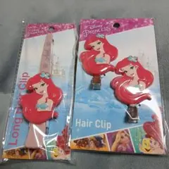 Disney Princess アリエル ヘアクリップ 2個セット