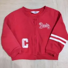 H&M レッド カーディガン 110/116