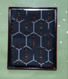 ⛩️Kimono Fabricウール亀甲柄38×100cm着物ハギレWL096のサムネイル