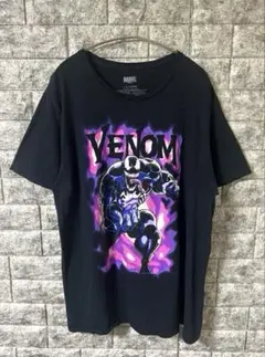 MARVEL SPIDER MAN VENOM ヴェノム 公式プリントTシャツ