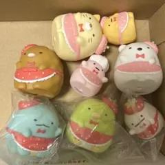 中古　すみっコぐらし　フレンズ2 喫茶すみっコでいちごフェア　8点セット