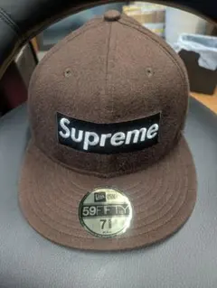 メ*2様 Supreme ボックスロゴ ニューエラ グレー ウールリッチ 7 3