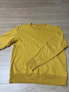 UNIQLO スウェット Lサイズ マスタード色