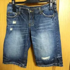 【美品】INGNI（イング）デニムショートパンツ　ダメージ加工