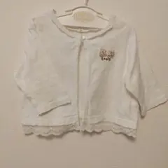 3can4on 白カーディガン110cm