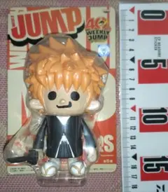 ブリーチ　少年ジャンプ　40周年記念　パンソンワークス　コラボ　黒崎一護　ソフビ