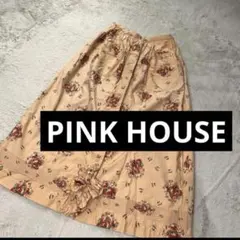 K*♡様 PINK HOUSE ピンクハウス デニムジャンパースカート 赤 - メルカリ
