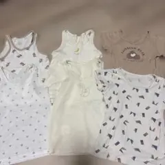 キッズ肌着 6点セット 動物柄・月デザイン