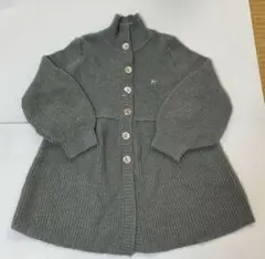 ファミリア　グレー カーディガン 120