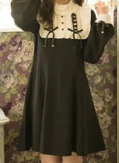 ROJITA Wレースアップワンピース