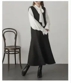 SENSE OF PLACE ウールライクマーメイドジャンパースカート