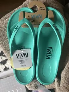 VIVA! ビーチサンダル ターコイズ 43