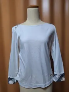 美品BLUE LABEL CREST BRIDGE 七分袖カットソー40