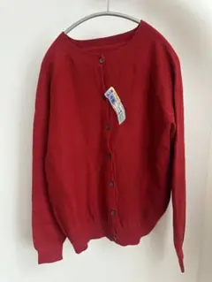 紫カーディガン