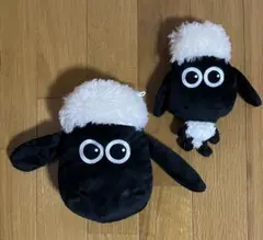 【廃盤】ひつじのショーンぬいぐるみポシェット2個Shaun the Sheep