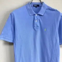ポロラルフローレン RALPH LAUREN ポロシャツ 水色170cmブルー